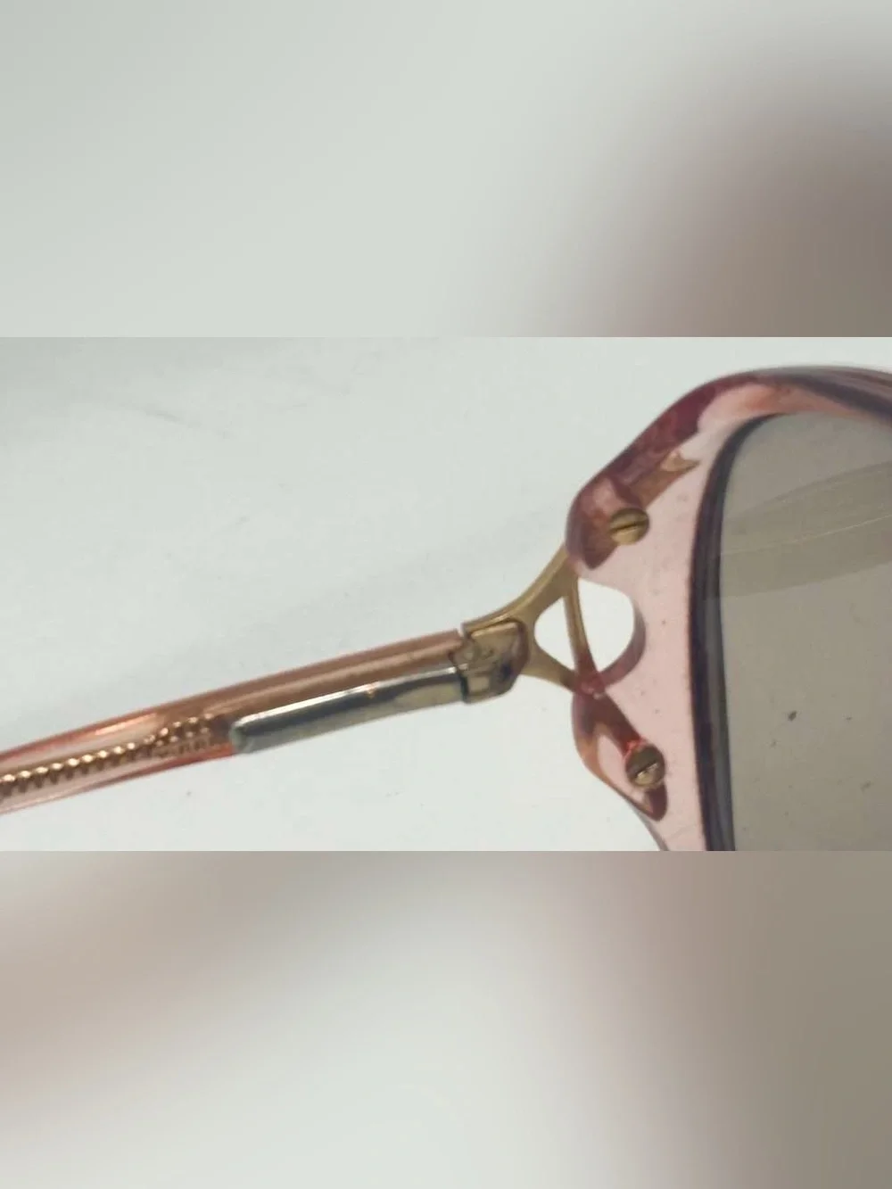 Silver Dollar Maxine Brown Translucent Oval Sunglasses Frames Only